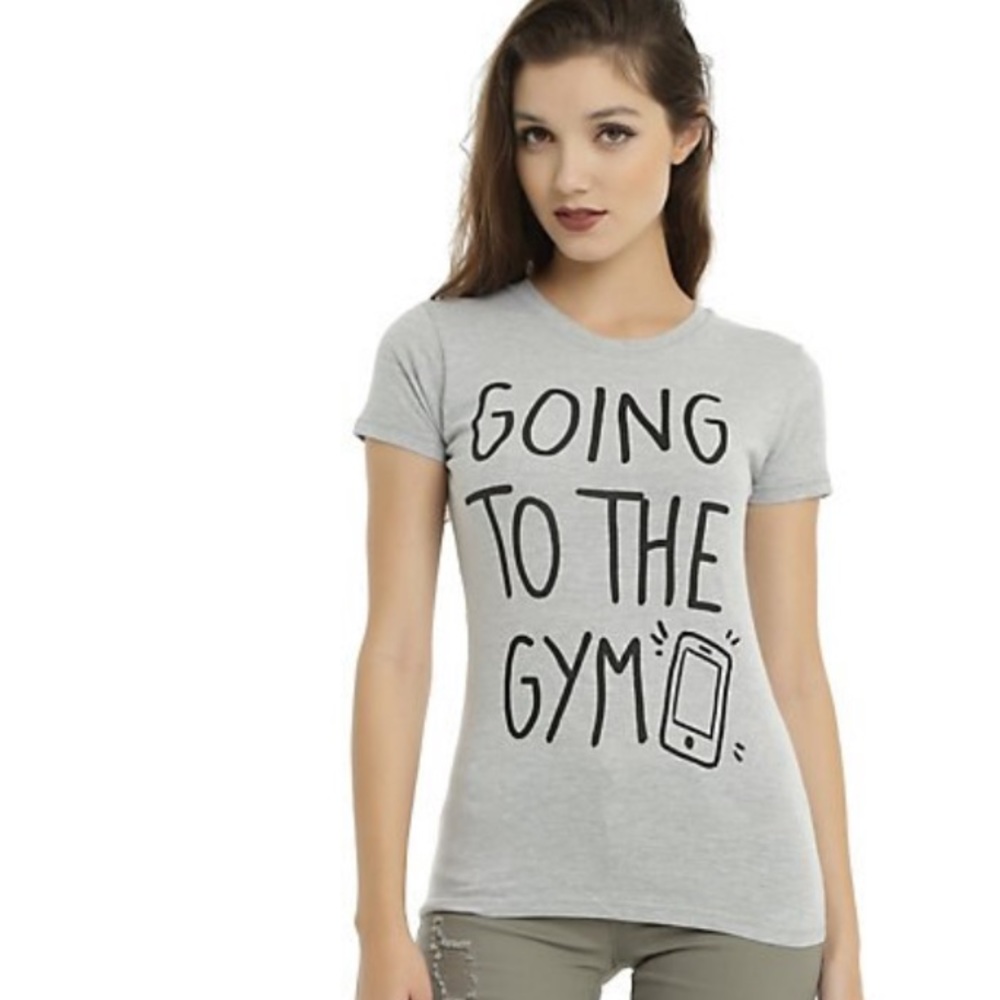 Black Matters Going to the Gym T-shirt tee gray